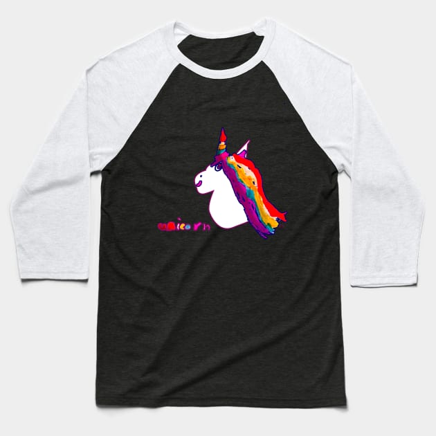 UNICORN KFL Baseball T-Shirt by wendyannedarling